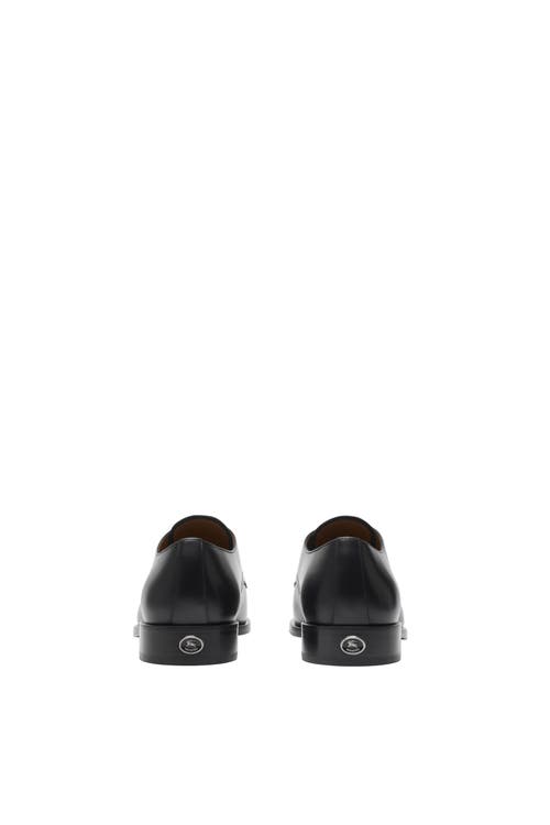 Burberry Leather Carlyle Stamp Derby Shoes