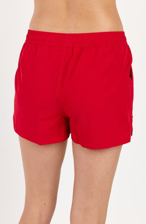 Calypsa Women's 2"-3" Board Shorts In Red