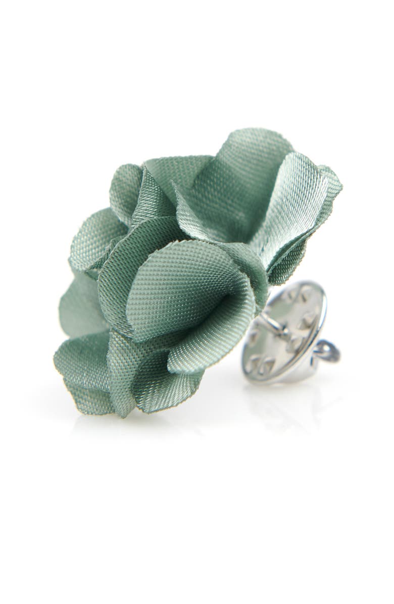 Brooklyn Brigade Men's Flower Lapel Pin, Alternate, color, Sage