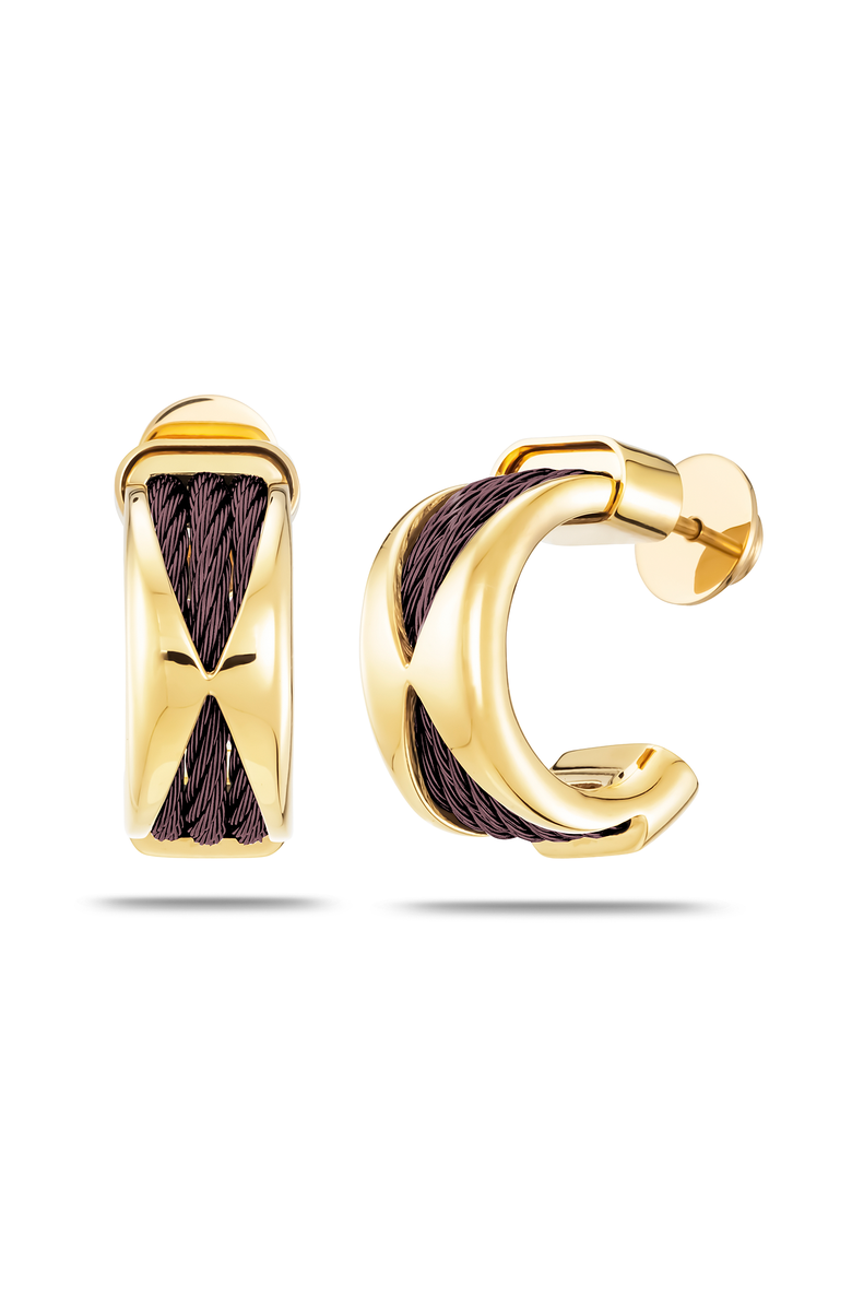 CHARRIOL Celtic Dream Earrings, Main, color, Yellow Gold Pvd With Purple