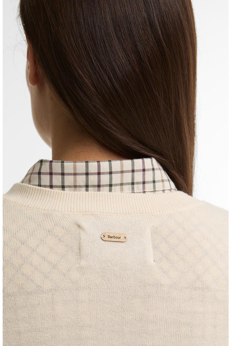 Homeswood Cotton and Cashmere Sweater, Alternate, color, ECRU