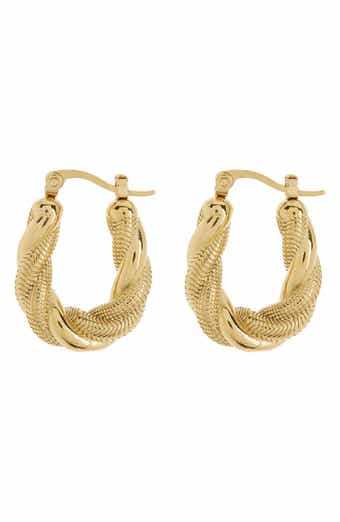 Twist Hoop Earrings