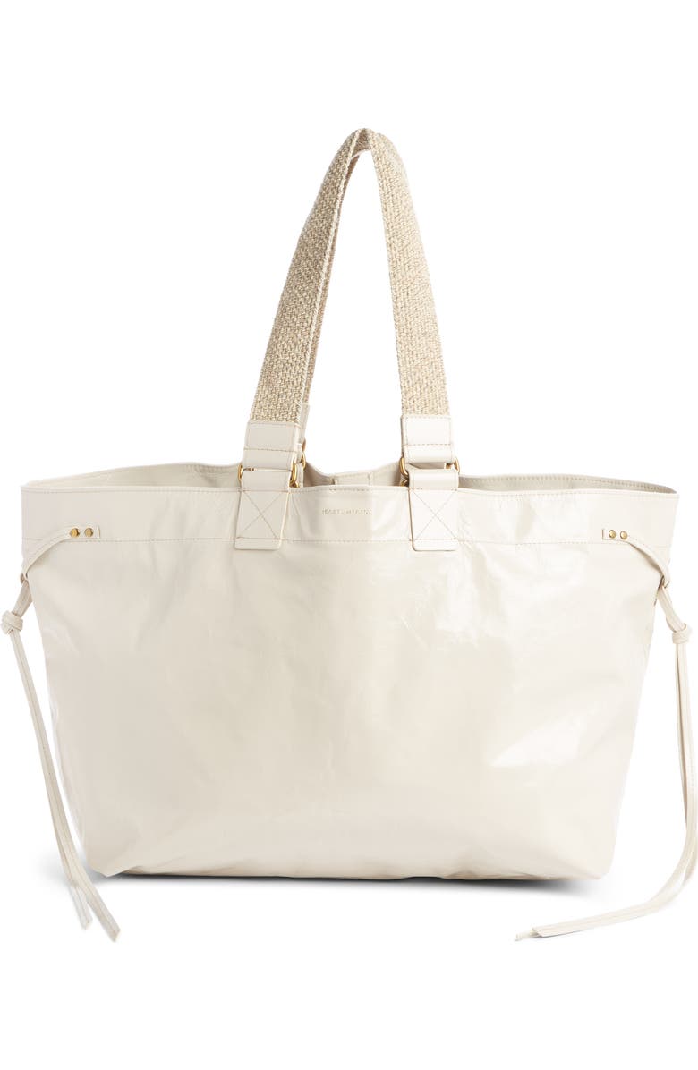 Isabel Marant New Wardy Leather Tote, Alternate, color,
