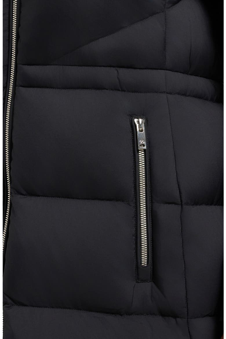 Belle Cote Long Water Repellent 800 Fill Power Down Parka, Alternate, color, BLACK