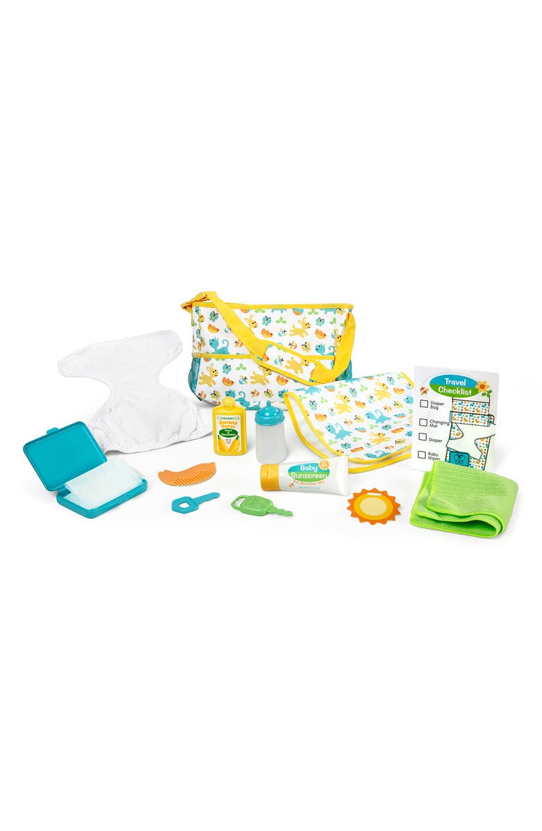 Melissa & Doug Mine to Love 17-Piece Travel Time Playset, Main, color,