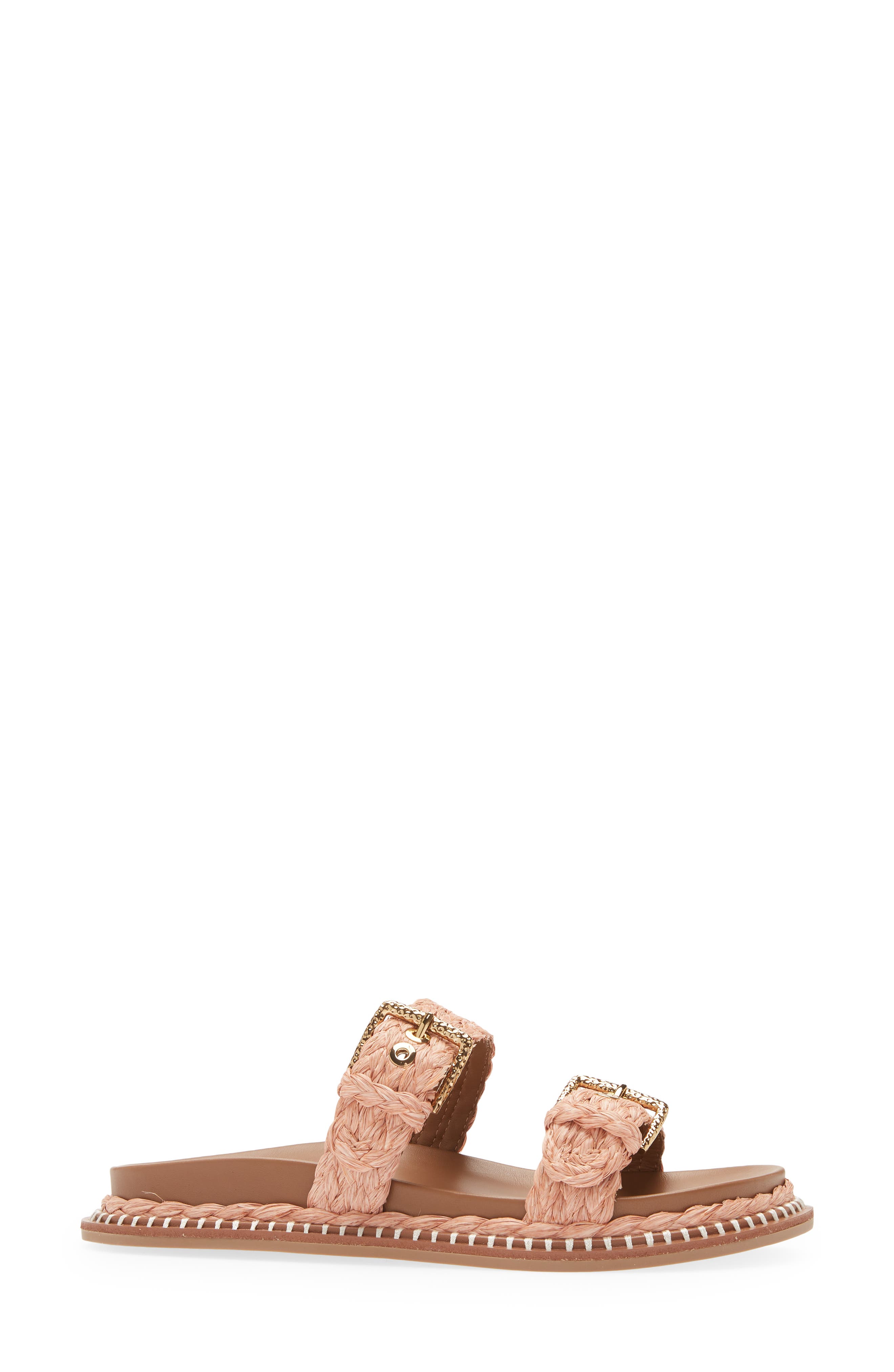 Ulla Johnson Keira Raffia Slide Sandal, Alternate, color, 