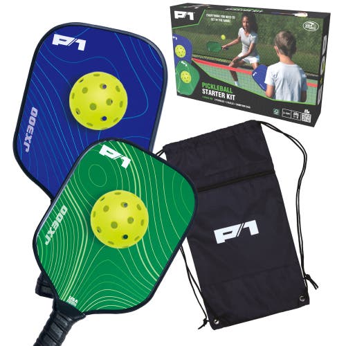 Do-U-Play P1 Pickleball Starter Kit, Green & Blue, With Carry Bag, Family Game in Multicolored  product