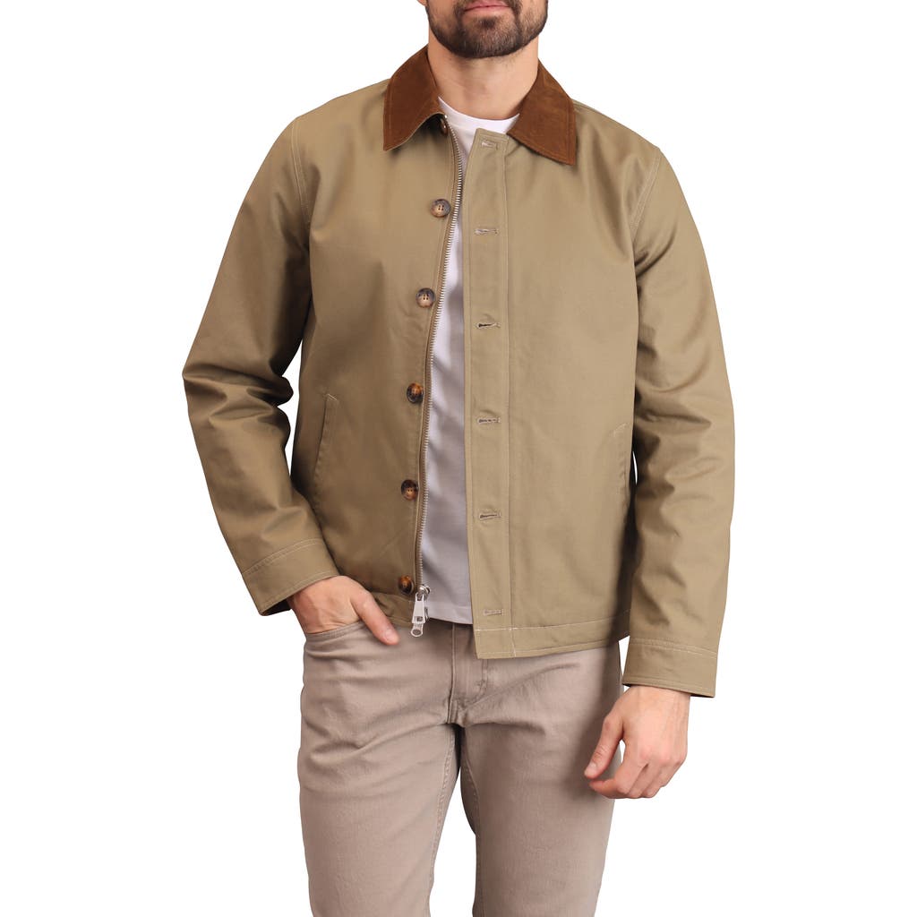 Bagatelle Classic Cotton Work Jacket in Army  product