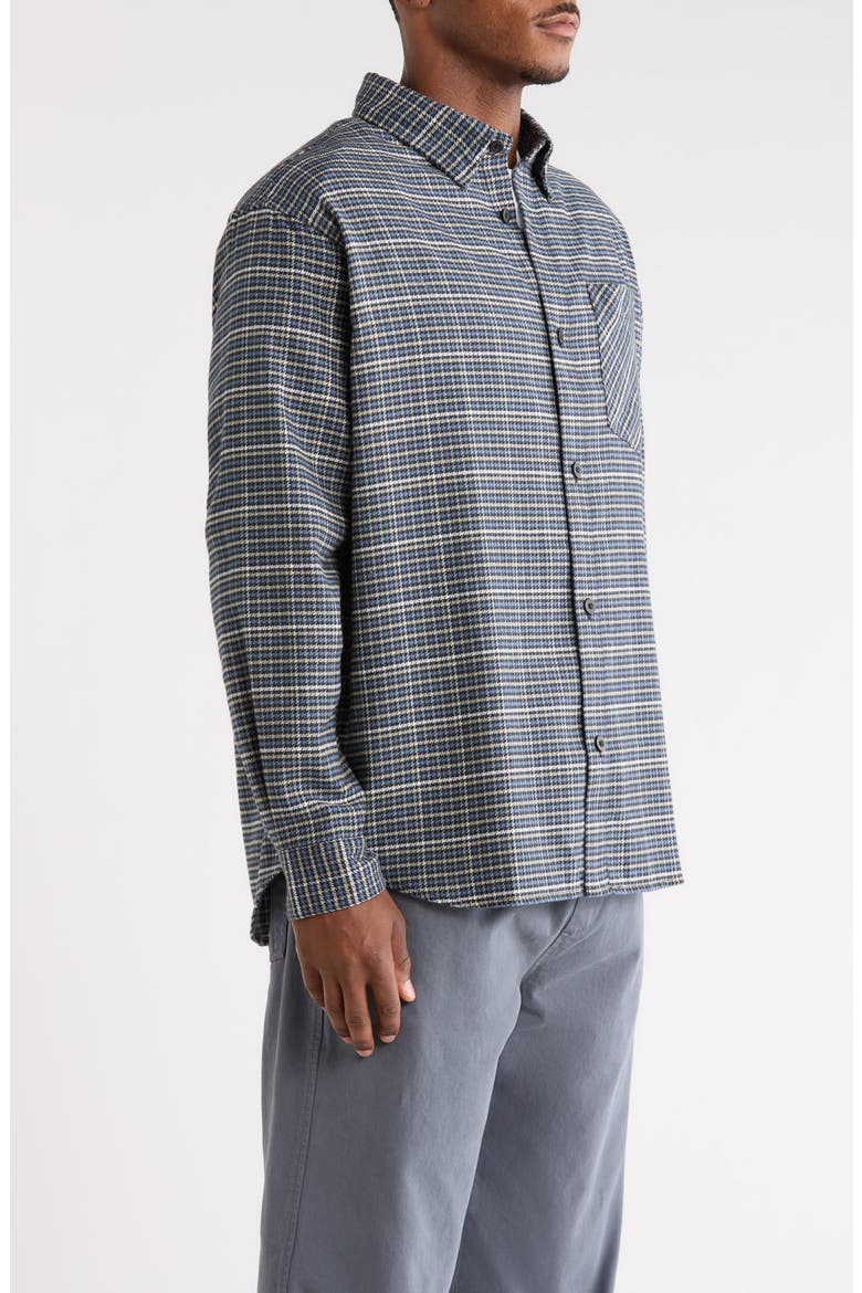 Todrick Houndstooth Check Cotton Button-Up Overshirt, Alternate, color, TODRICK HOUNDSTOOTH, ICESHEET