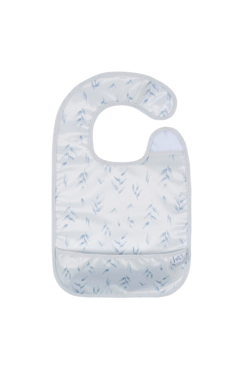 2-Pack Wipeable Bibs, Alternate, color, Blue Leaf