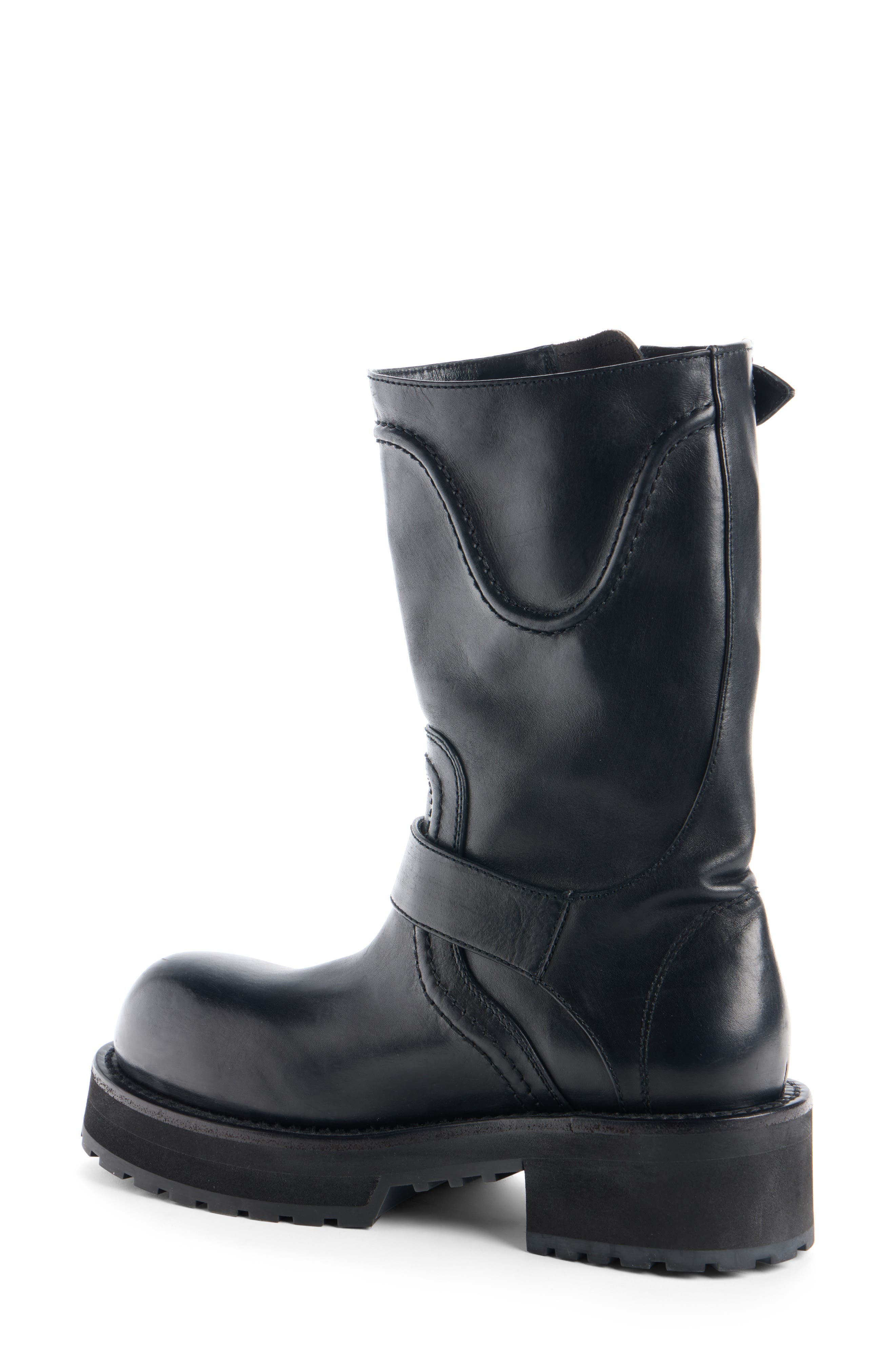 Balenciaga Venom Engineer Boot, Alternate, color, 1000 Black/ Silver