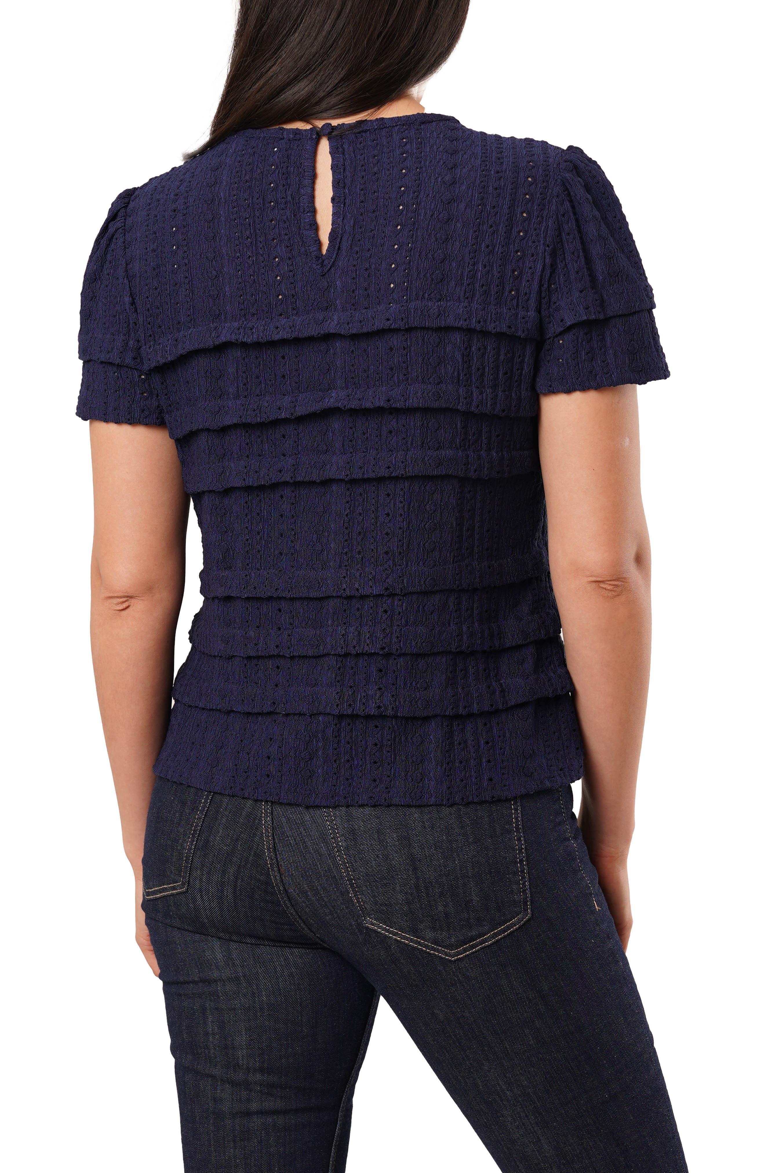Eyelet Ruffle Top - image 4