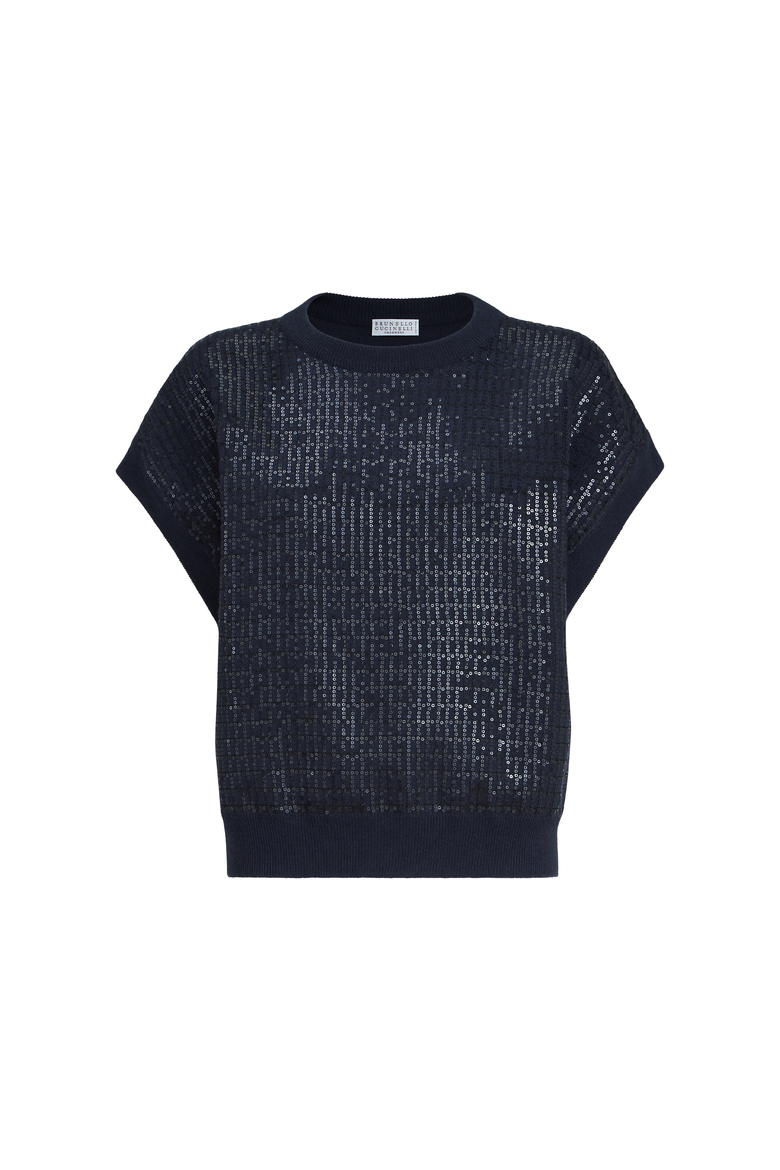 Dazzling Embroidery sweater, Alternate, color, Blue