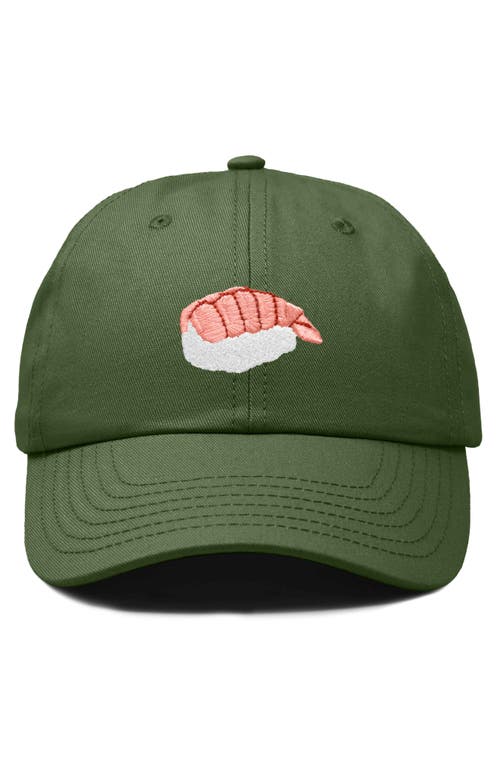 DALIX DALIX SHRIMP SUSHI EMBROIDERED DAD CAP 