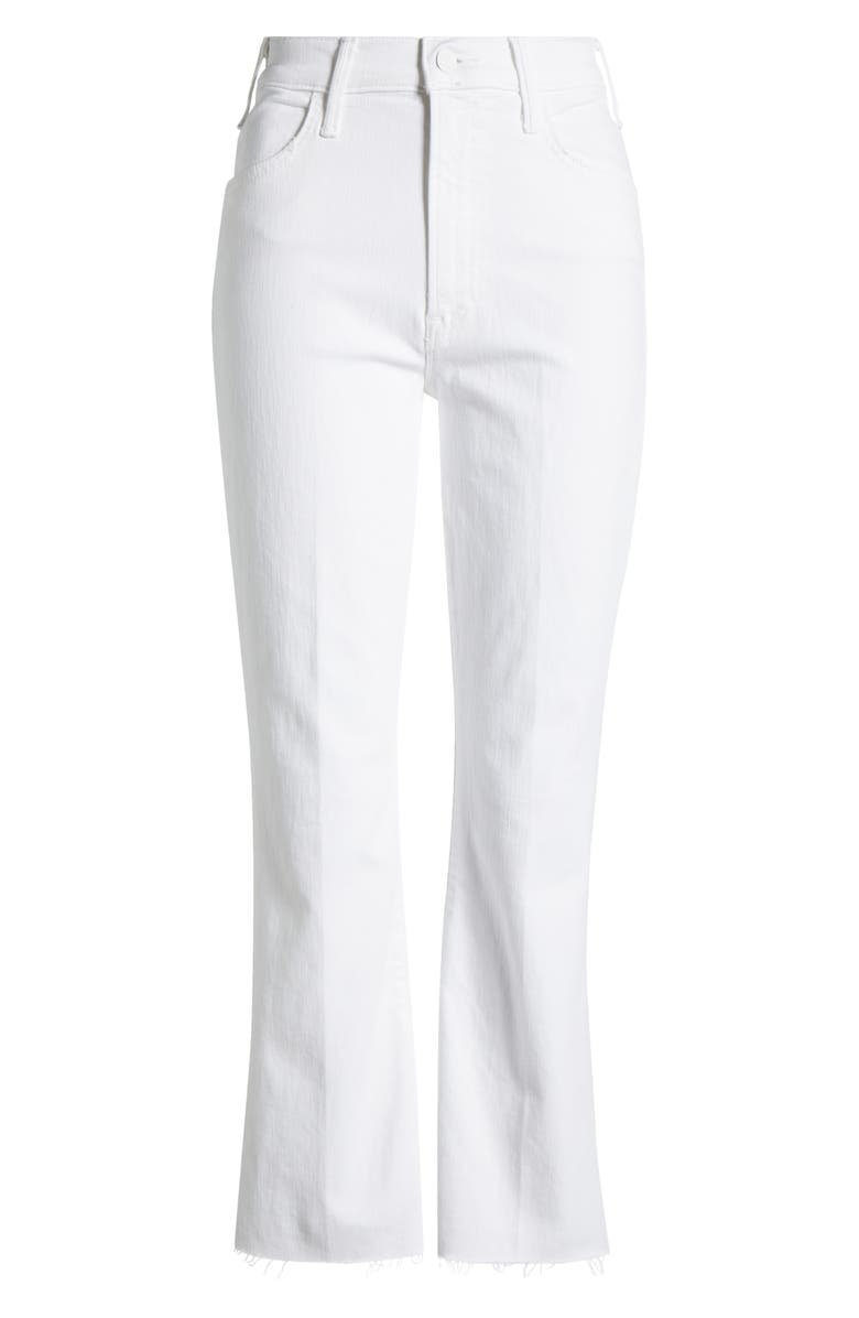 MOTHER Lil Hustler Frayed Ankle Bootcut Jeans, Alternate, color, Fairest Of Them All