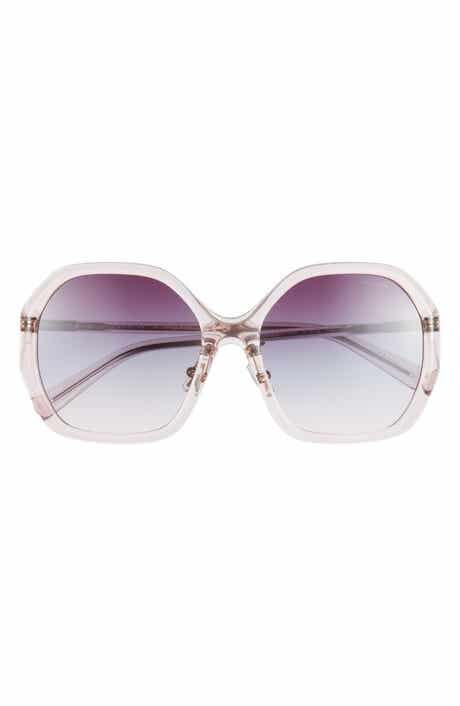 57mm Gradient Round Sunglasses