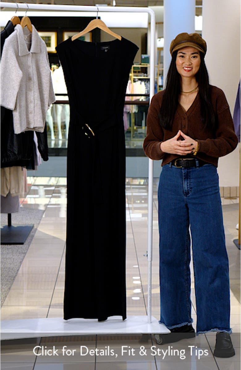 Buckle Detail Jumpsuit, sales video thumbnail