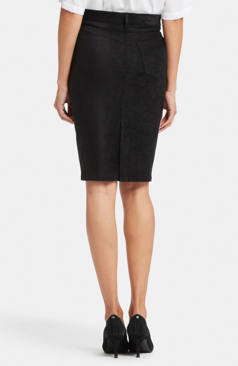 NYDJ 5-Pocket Pencil Skirt, Alternate, color, Black