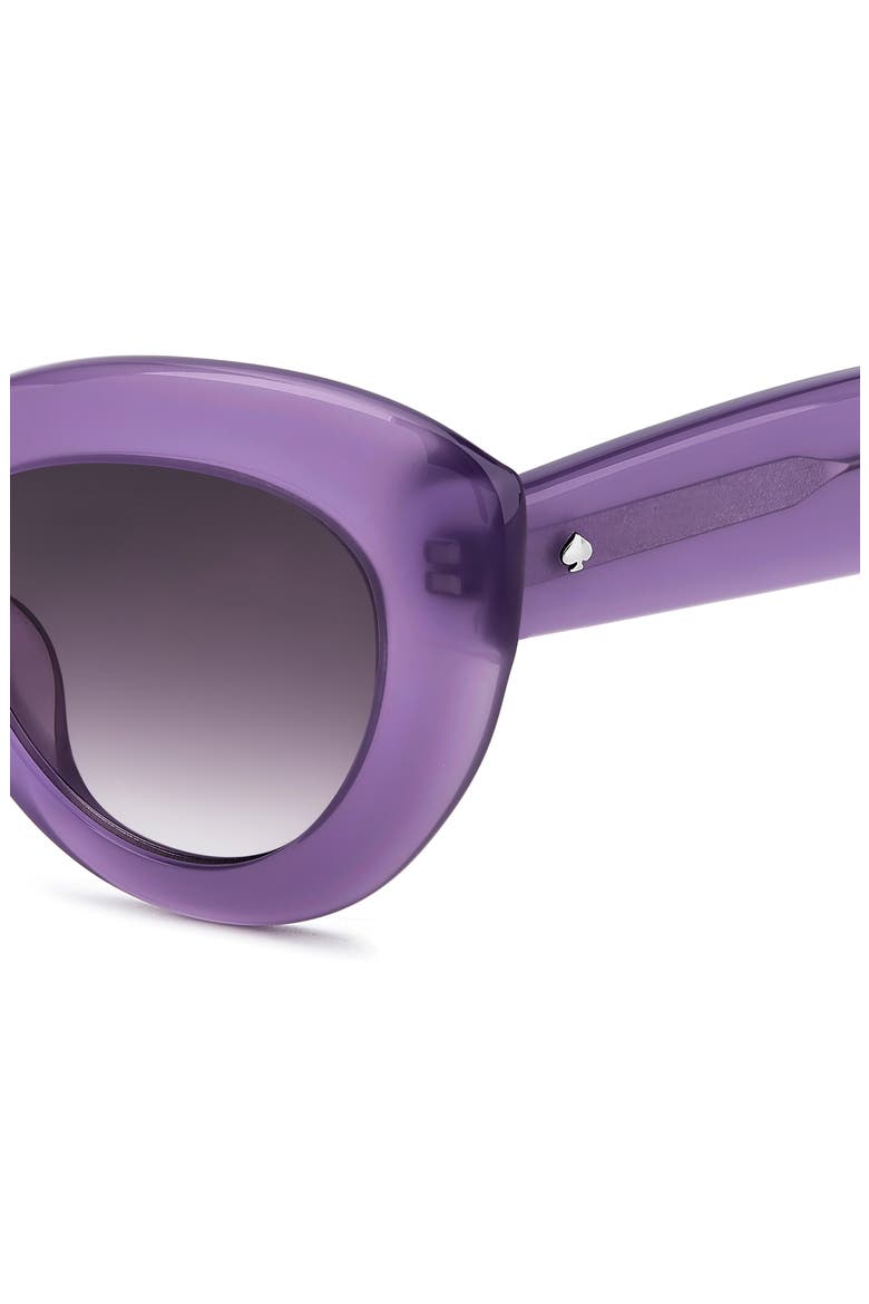 capri 50mm gradient cat eye sunglasses, Alternate, color, 0B3V-DG