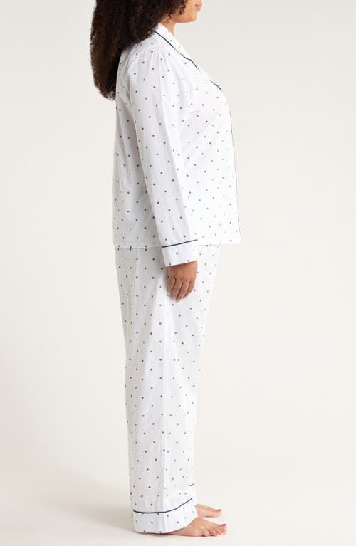 Nordstrom Print Cotton Pajamas In White
