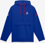 Nike Men's Nike Royal New England Patriots Sideline Broken Rules Alternate Anorak Half-Zip Hooded Jacket