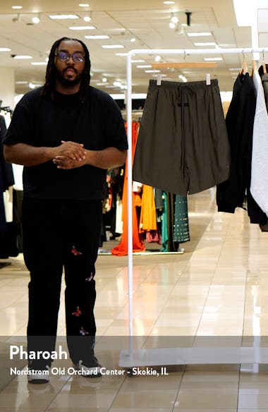Fear of God Essentials Relaxed Stretch Nylon Shorts (Men) | Nordstrom