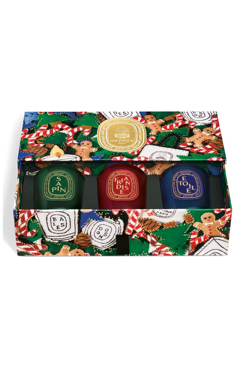 Sapin (Pine Tree), Friandise (Sweet Treat) and Étoile (Star) Candle Gift Set (Limited Edition), Alternate, color, NO COLOR