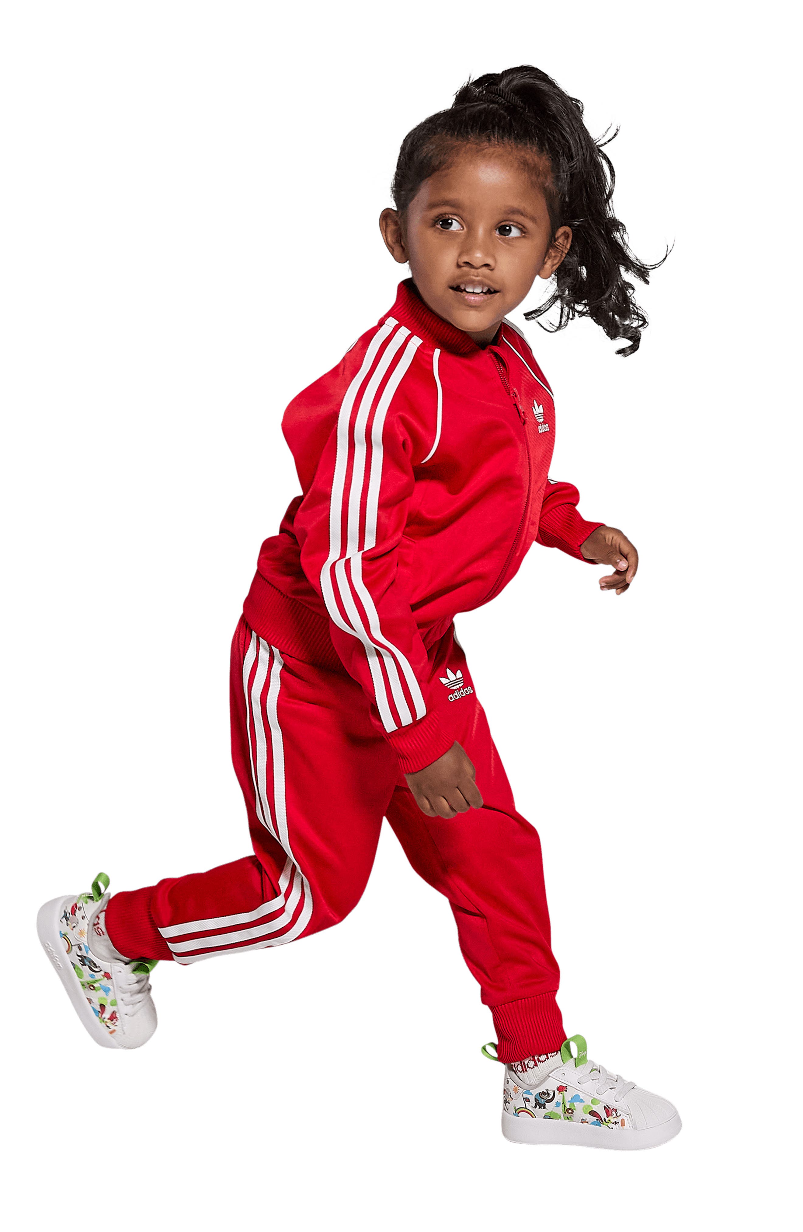 adidas Kids' x Disney Adifom Superstar 360 Sneaker, Alternate, color, White/ Grey/ Semi Lucid Lime