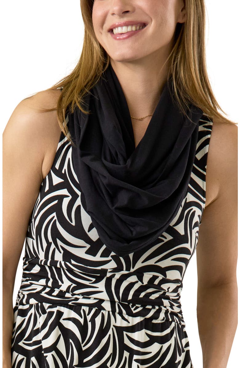 UV Skinz Packable Infinity Scarf, Main, color, Black