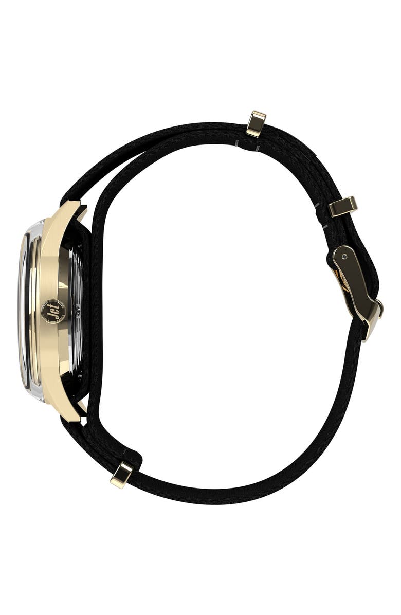 Timex<sup>®</sup> Marlin<sup>®</sup> Jet Automatic Fabric Strap Watch, 38mm, Alternate, color, Gold