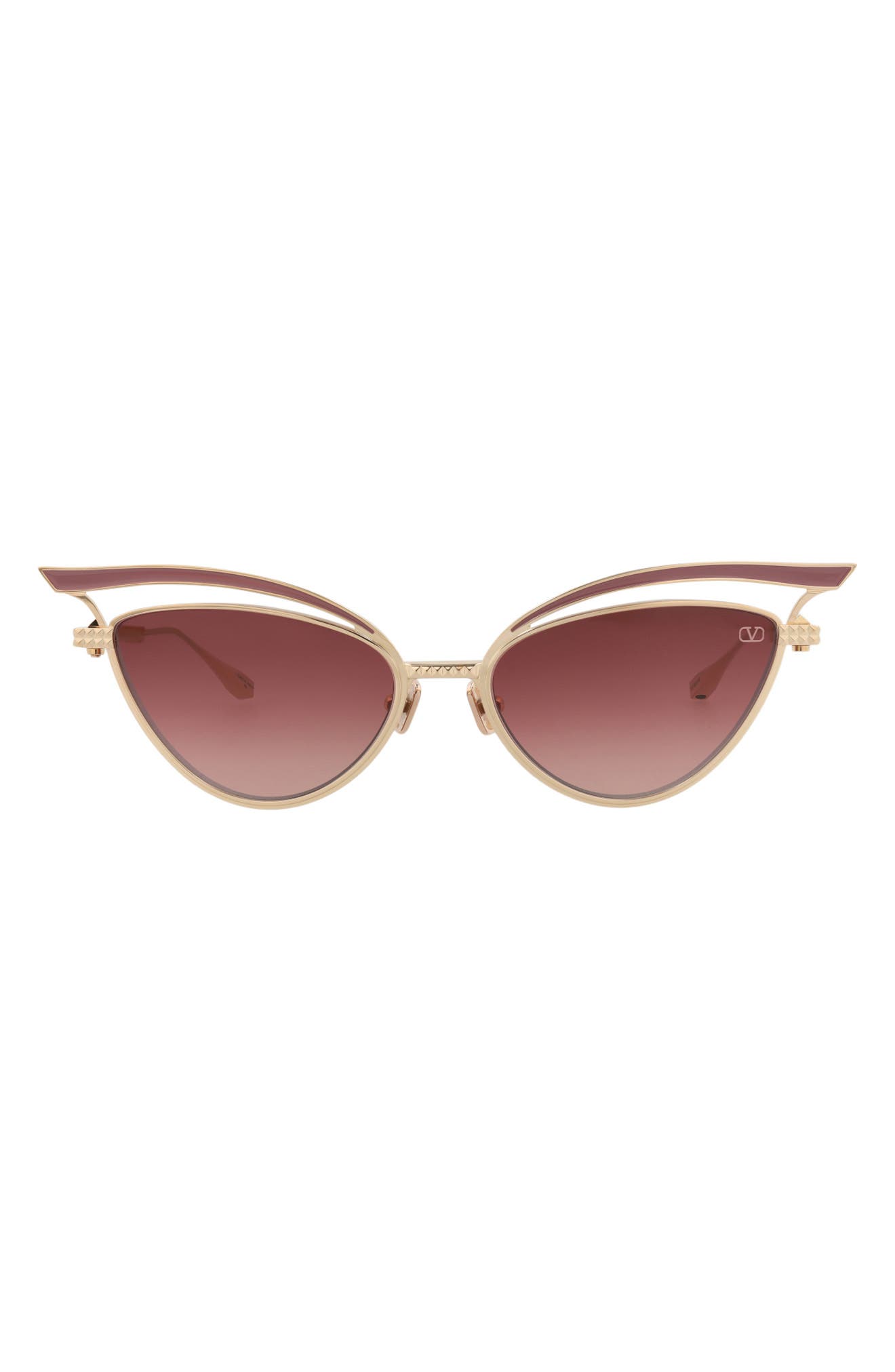 Valentino 55mm Cat Eye Sunglasses