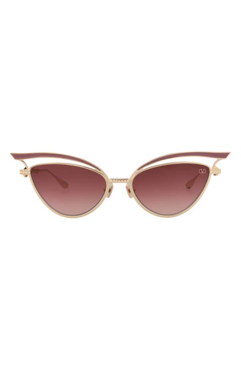 55mm Cat Eye Sunglasses