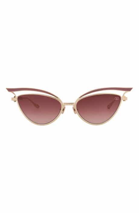 Valentino 55mm Cat Eye Sunglasses