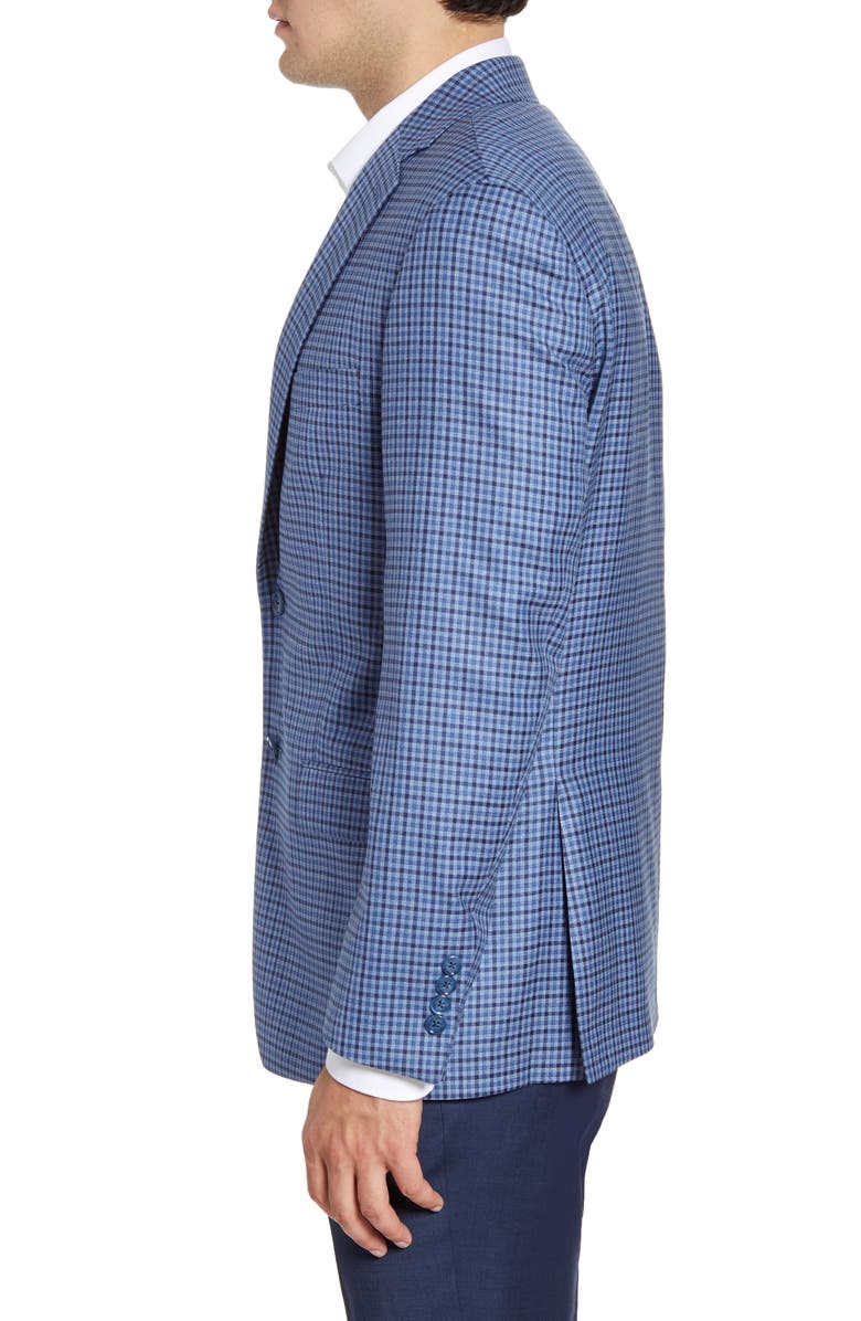 Hart Schaffner Marx Classic Fit Check Wool Sport Coat, Alternate, color, 