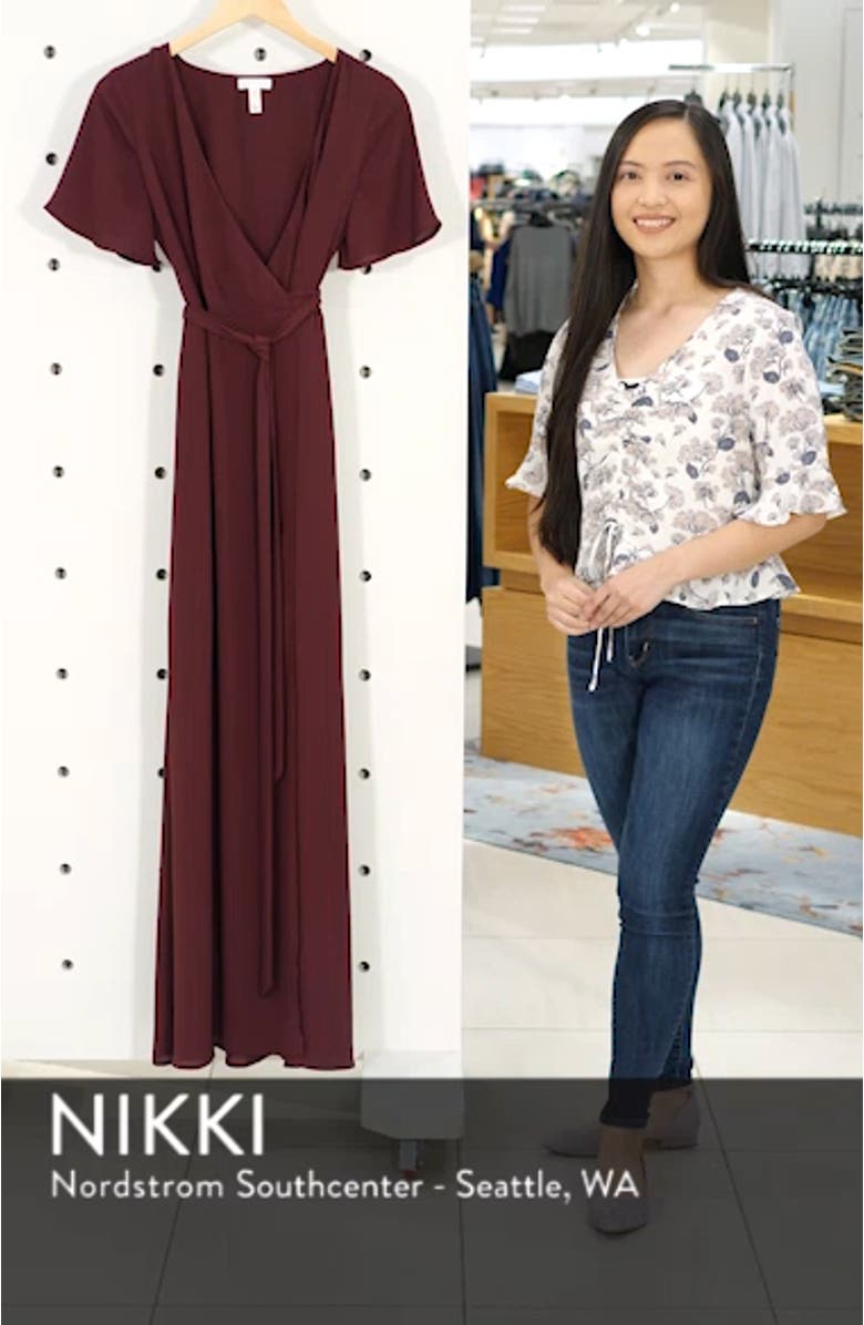 Wrap Maxi Dress, sales video thumbnail