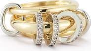 SPHERA MILANO Triple Stack Cubic Zirconia Ring