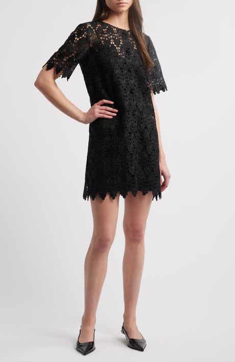 FRAME The Lace Button Front Dress