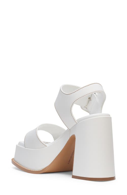 Stella Mccartney Skyla Platform Sandal In White