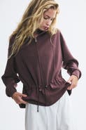 H&M Peplum Sweatshirt Jacket