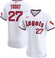 Nike Men's Nike Mike Trout White Los Angeles Angels Alternate 2 Elite Jersey