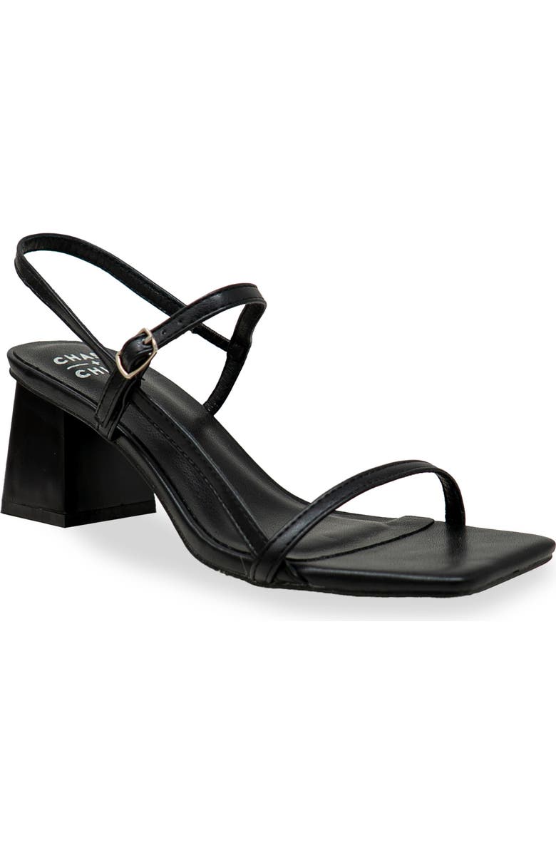 CHASE AND CHLOE Maple Slingback Block Heel Sandal, Main, color,