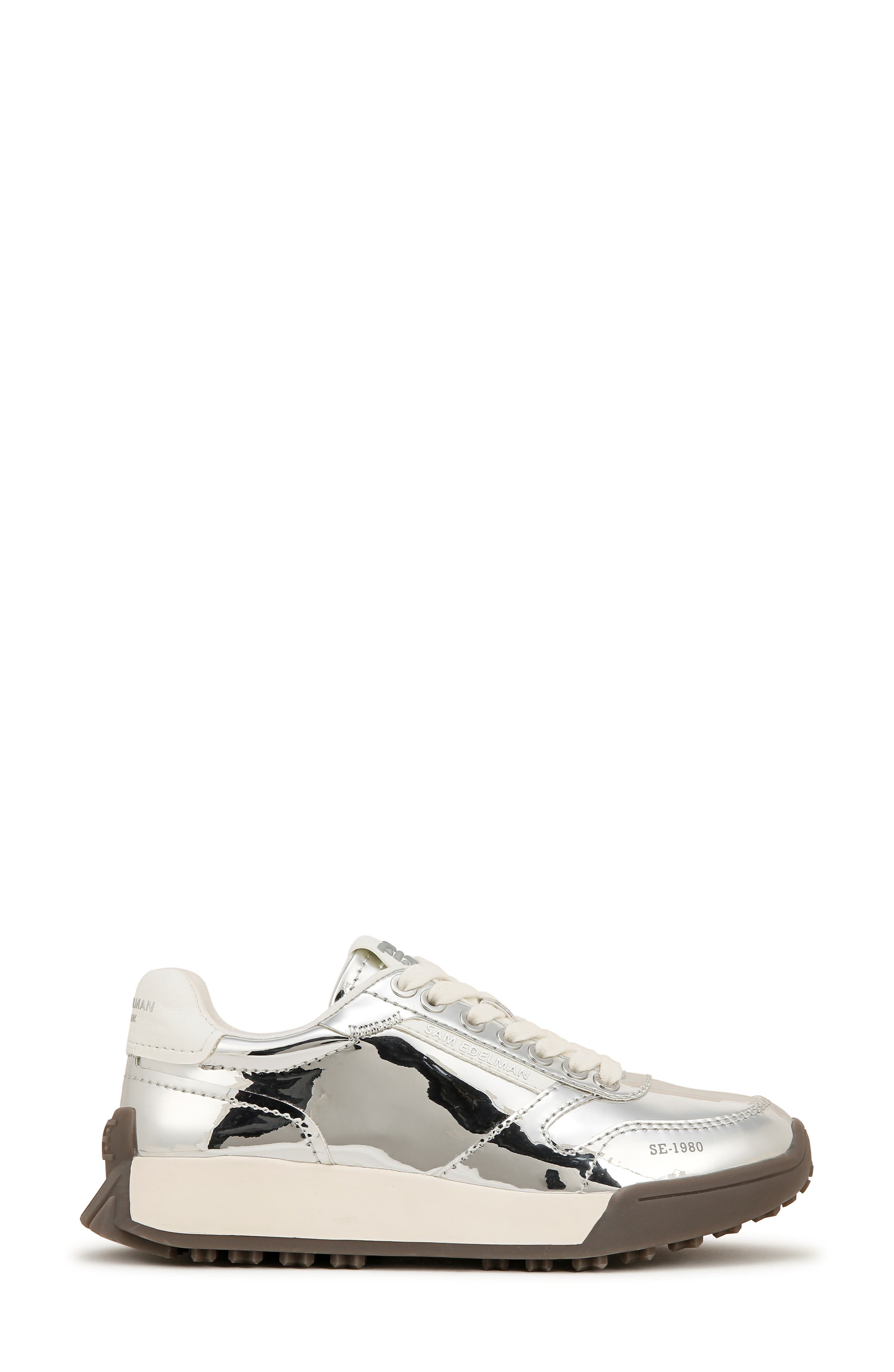 Sam Edelman Layla Sneaker, Alternate, color, Silver