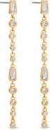 Ettika Cubic Zirconia Linear Earrings