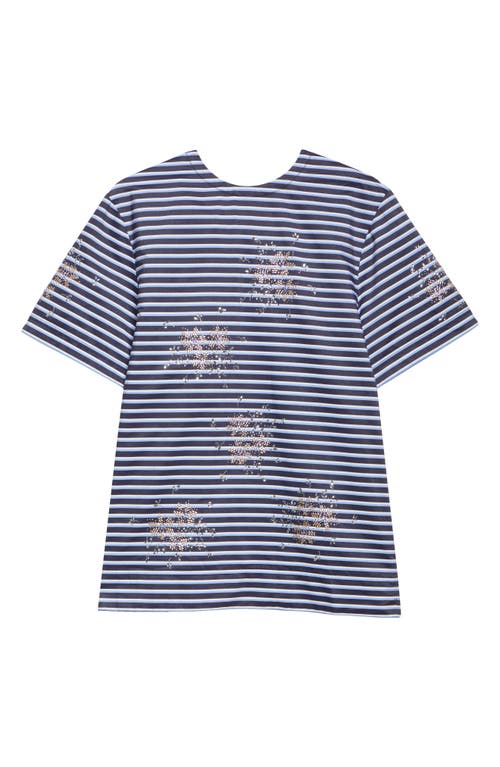 Rabanne Haut Crystal Embellished Tie Back Top