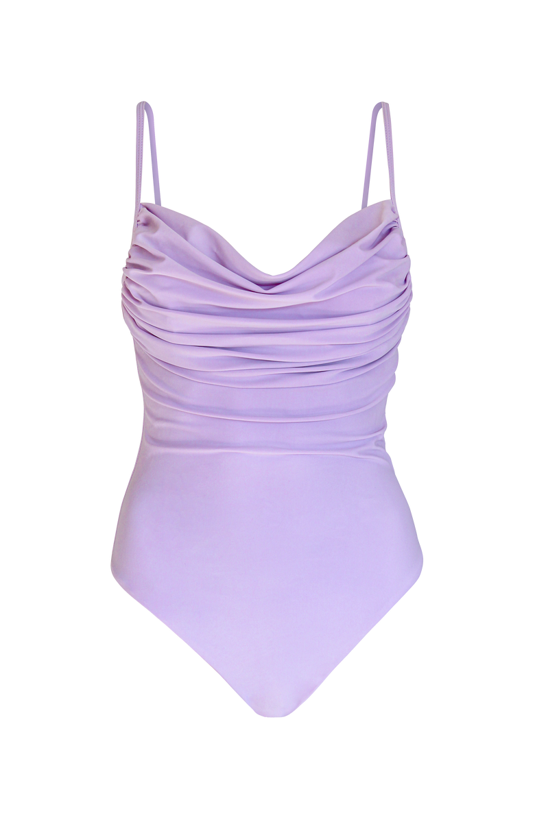 BRUNNA.CO Manta Sculpting Plunge One-Piece Recycled Swimsuit, Main, color, 