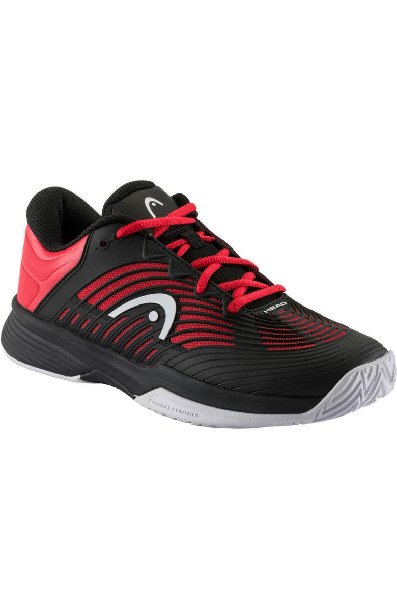 HEAD Revolt Pro 4.5 Junior Tennis Shoes, Main, color, Black/Red