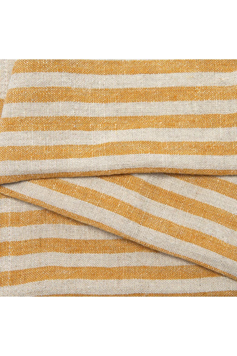 Brittany Napkins - Set of 4, Alternate, color, Natural, Mustard 20" x 20"