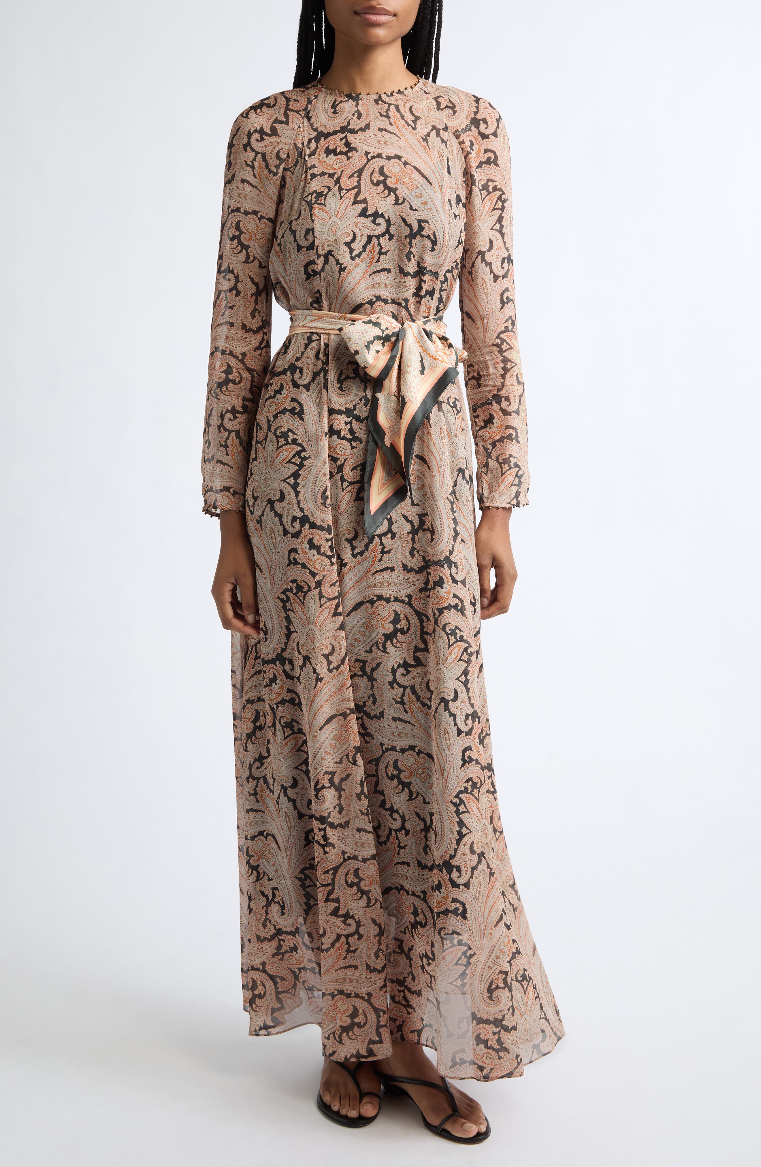 selected CHARCOAL PAISLEY