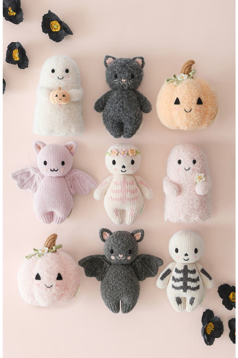 Baby Bat Stuffed Animal, Alternate, color, GREY