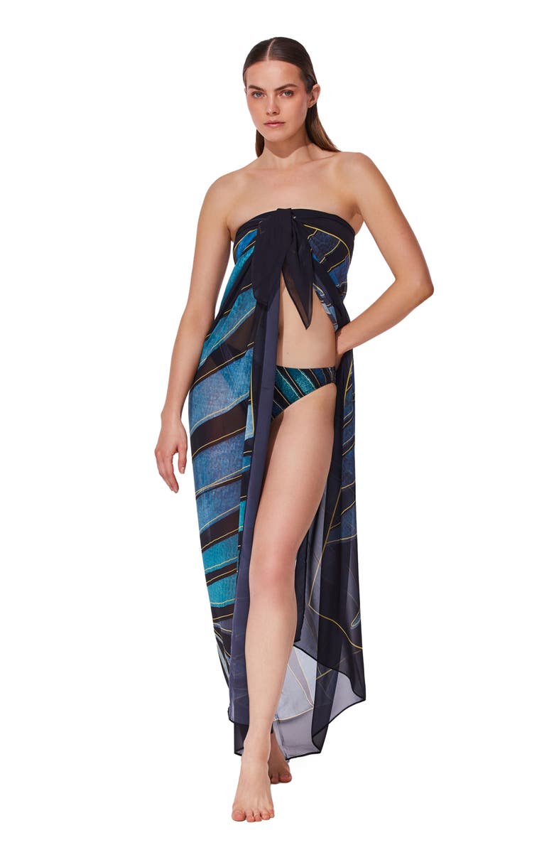 Gottex Willow Pareo, Main, color, Black-Blue